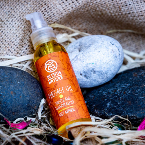 Muscle and Tension Relief Massage Oil Blends of Nature